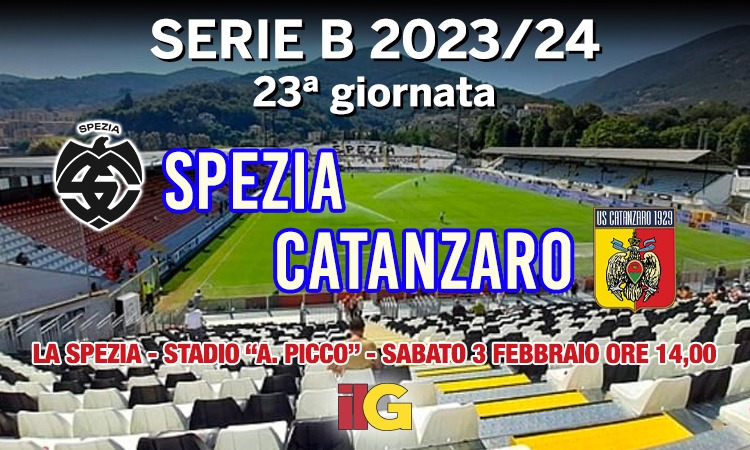 Spezia-Catanzaro inizio alle 14.00: le ultime con le probabili formazioni